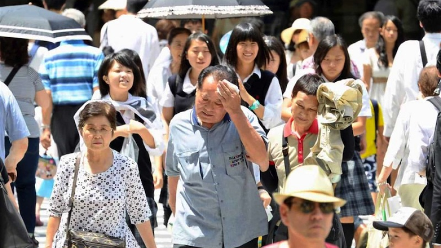 Récord de hospitalizados en Japón por extrema ola de calor 