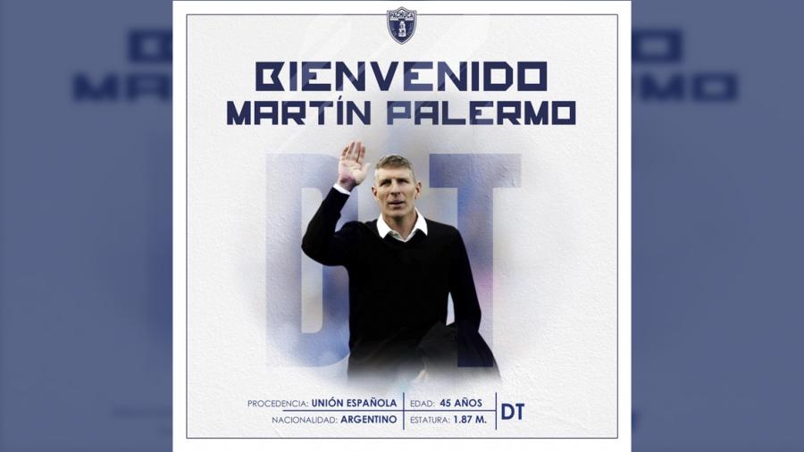 Martín Palermo es el nuevo DT del Pachuca