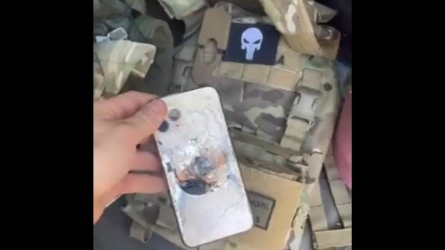 iPhone 11 Pro salva vida de soldado 