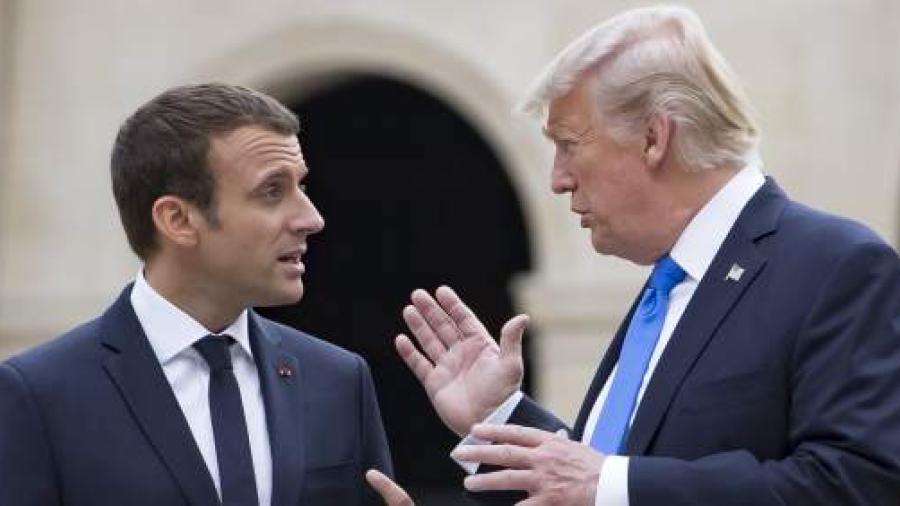 Confirma Casa Blanca diálogo de Trump y Macron sobre Corea Norte