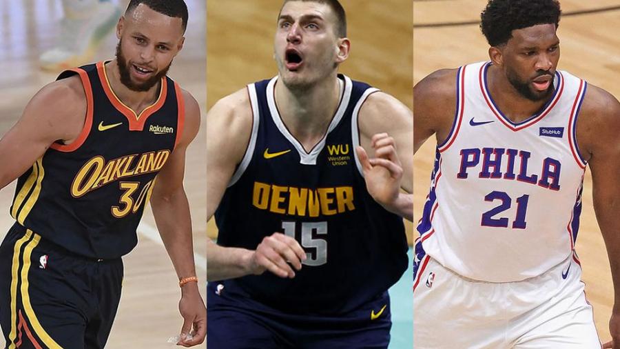 Embiid, Jokic y Curry como los finalistas al MVP de la NBA