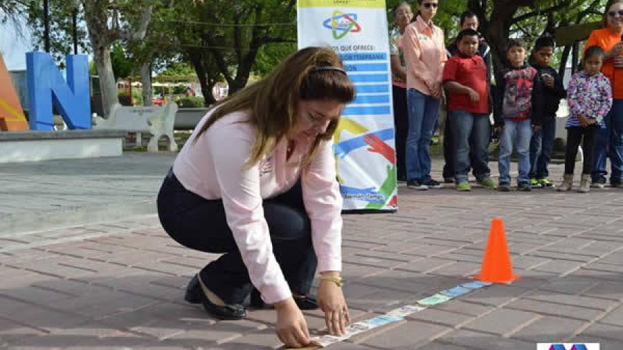 Rosy Corro participa en el kilómetro del peso