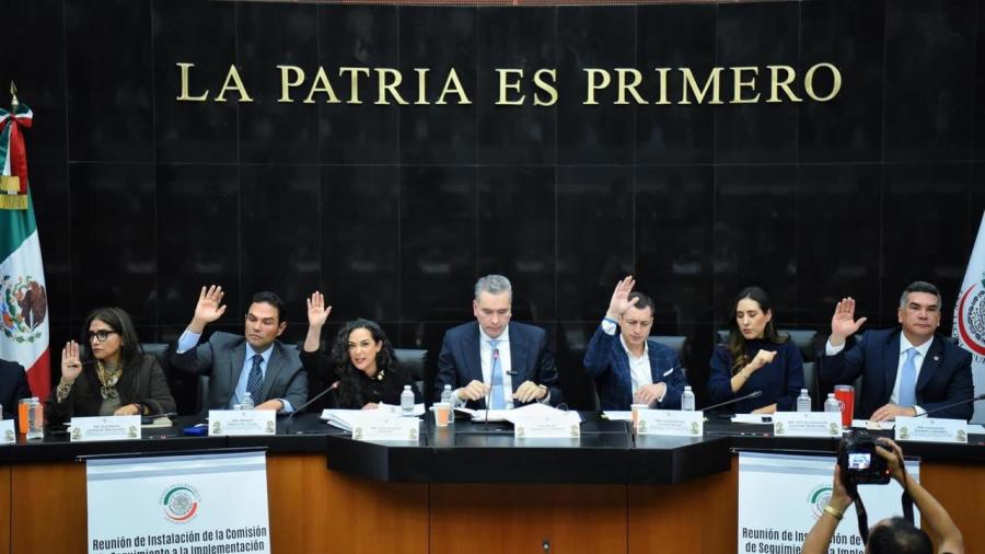 Instalan comisión de seguimiento y revisión del T-MEC en el Senado de la República