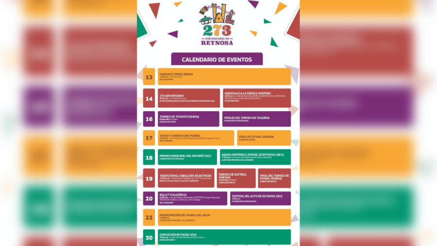 Festeja Republicano Ayuntamiento de Reynosa, su 273 Aniversario de su fundación