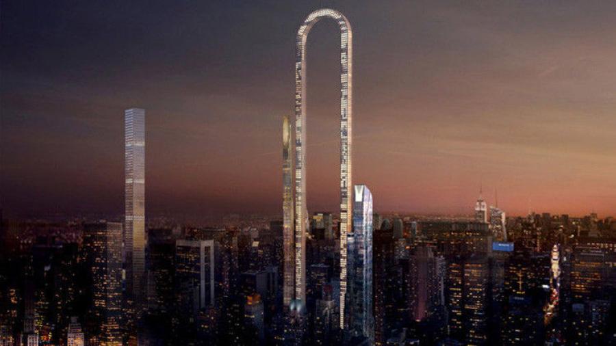 "The Big Bend", el rascacielos en forma de "U" invertida