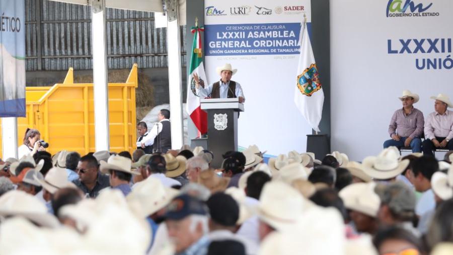 Reconoce Confederación Nacional de Organizaciones Ganaderas política pecuaria de Tamaulipas
