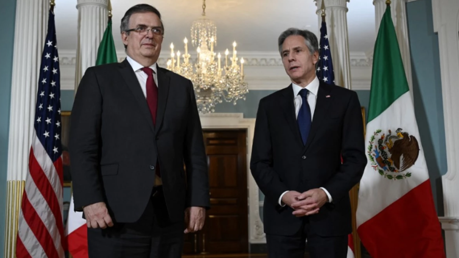Se reúne Marcelo Ebrard con Antony Blinken en Washington; Preparán visita de Biden a México 