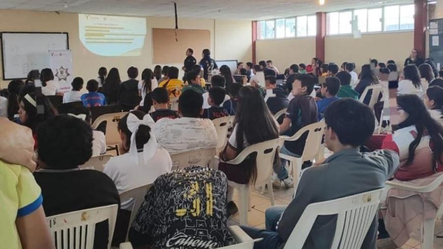 Previenen conductas violentas y adicciones en estudiantes de la frontera