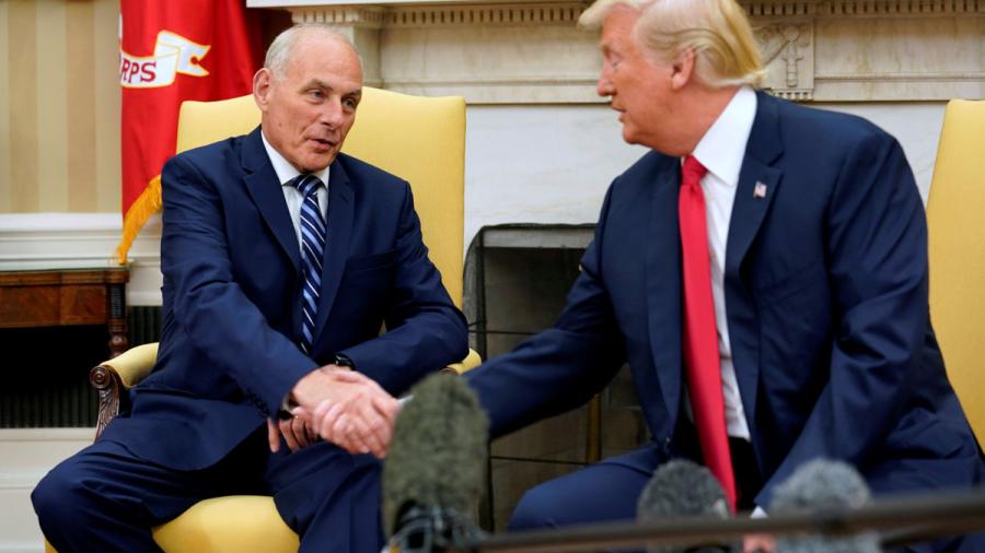 John Kelly presta juramento como nuevo jefe de gabinete de Trump