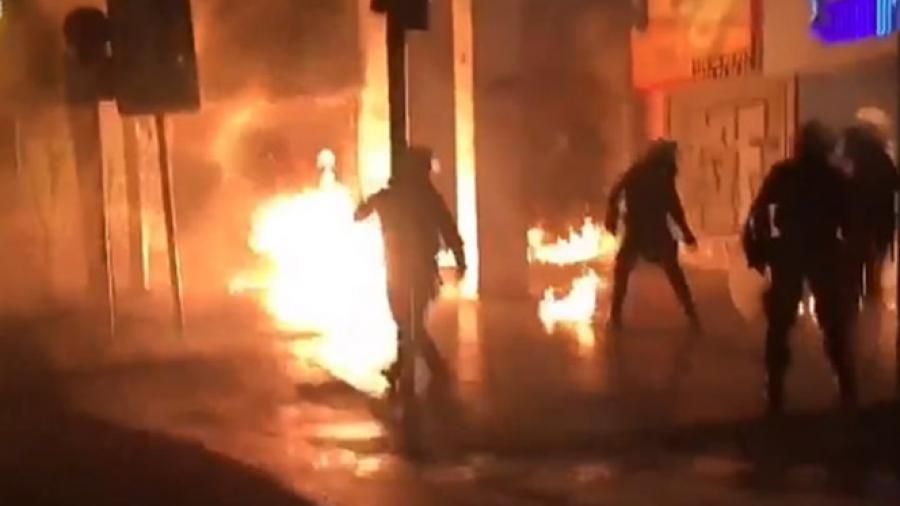 Disturbios en Grecia ocasionados por aficionados de futbol