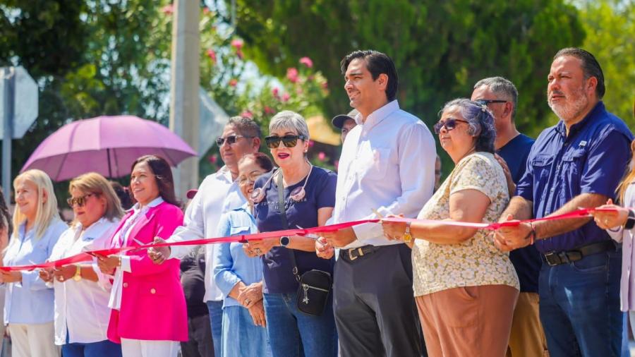 Inauguraron vecinos y Alcalde calle Agapito Cepeda en la colonia Del Maestro