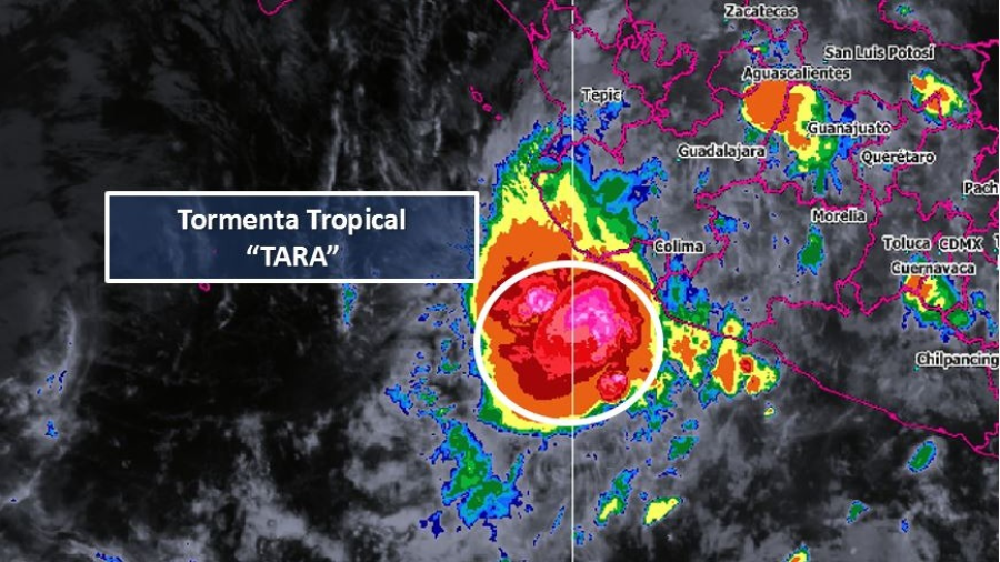 Tormenta 'Tara' se acerca a costa de Colima