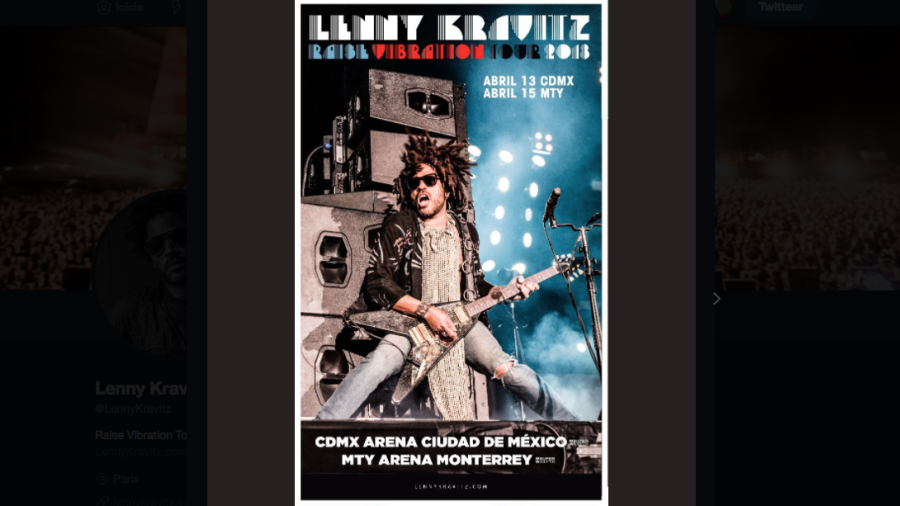 Lenny Kravitz llegará a México en 2018