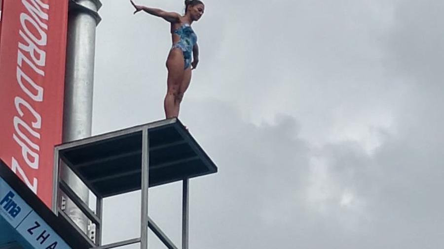 Obtiene Adriana Jiménez bronce en Mundial de Clavados de Altura