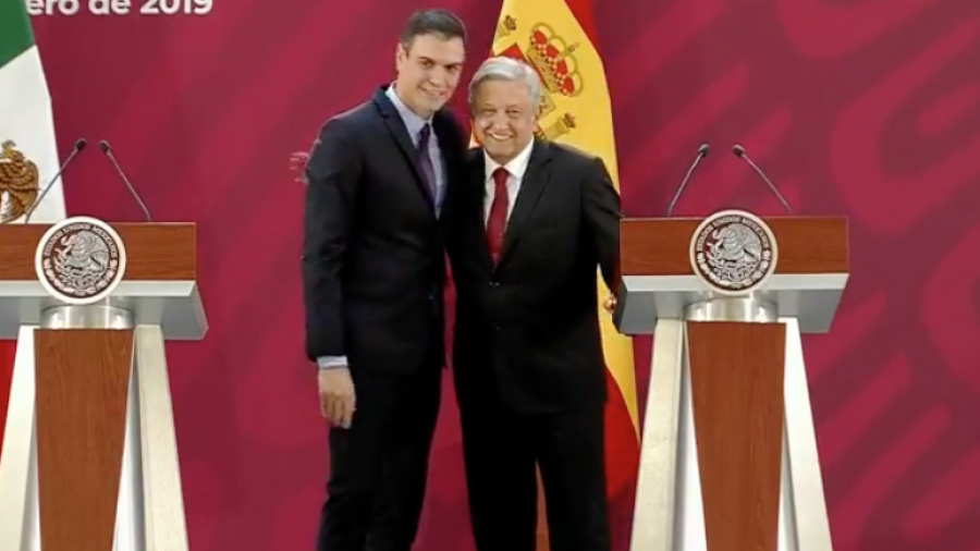 “La relación México- España trasciende de lejos la crisis de Venezuela”: Pedro Sánchez 
