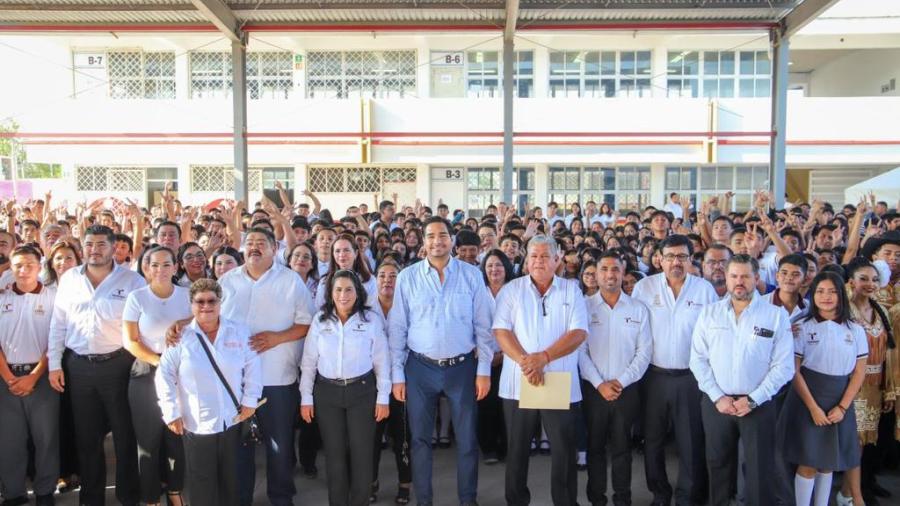 Dio el Arranque del Ciclo Escolar 2023-2024 el Alcalde de Reynosa