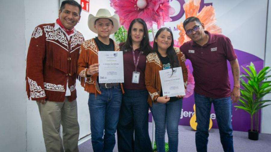 Reconoce DIF Nacional a la Red de Niñas, Niños y Adolescentes Impulsores de la Transformación del DIF Tamaulipas