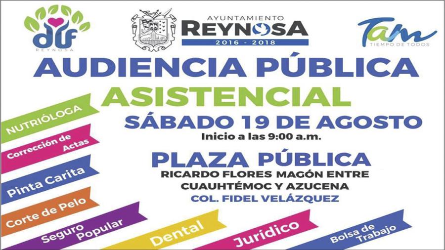 Ayuntamiento invita a “Audiencia Pública Asistencial”