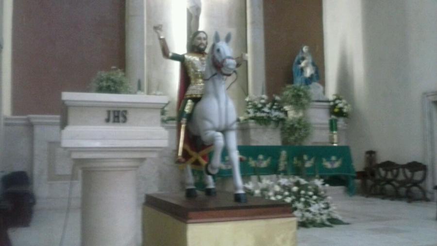 Desarrollan festejos por el santo patrono de Altamira