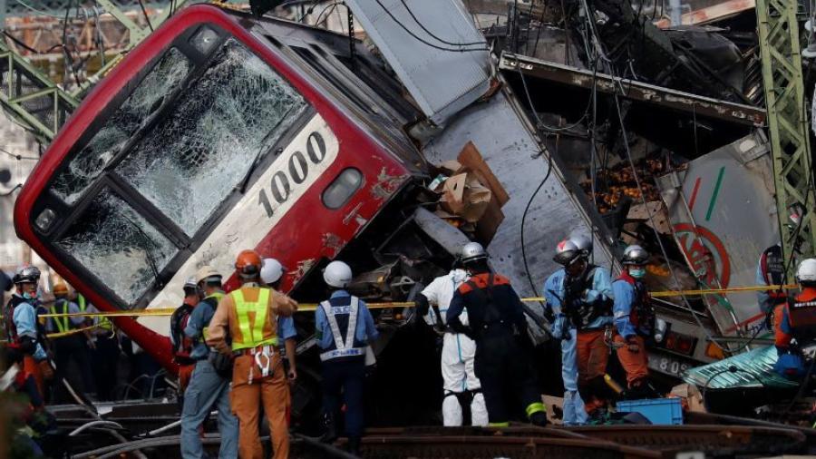 Accidente de tren en Japón deja 32 heridos