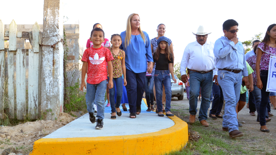 Inauguran en Altamira trabajos comprendidos en el plan municipal de Obras Públicas