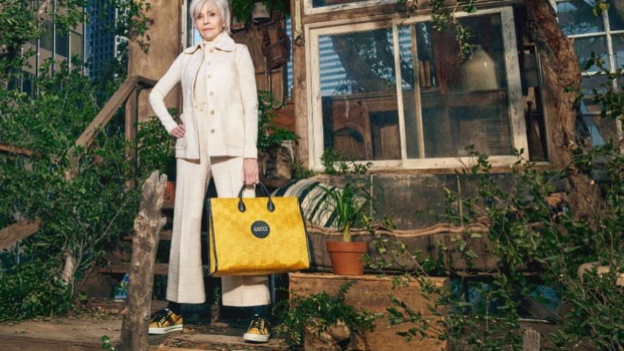 Jane Fonda se convierte en la cara de Gucci para su nueva colección sostenible