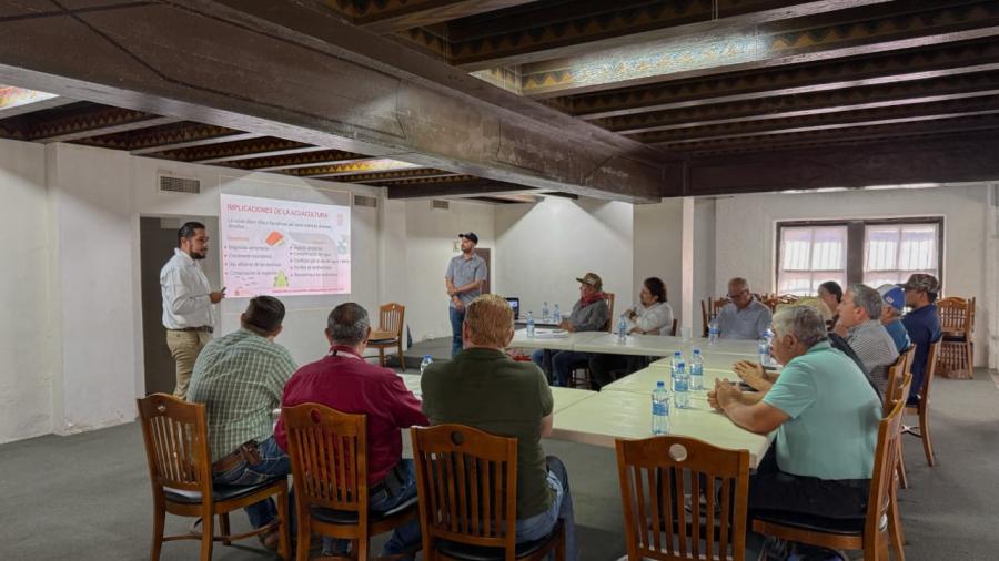 Impulsan conocimiento en acuacultura con plática sobre cultivo de tilapia en Nuevo Laredo