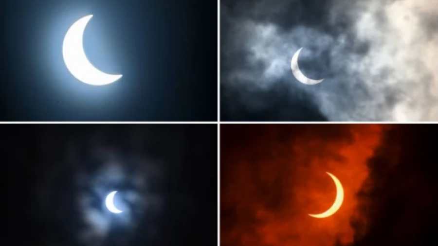 Cientos disfrutaron del eclipse solar “círculo de fuego”