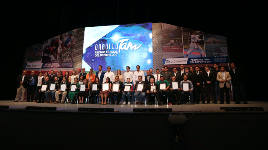Entregan Premio Estatal del Deporte 2017