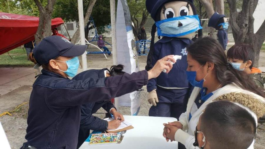Dentro del programa “Prevenir, una Tarea de Todos”, jóvenes realizaron trabajos de limpieza