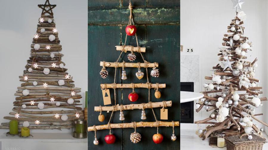Opciones ecológicas y originales para crear tu propio árbol de navidad