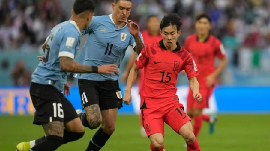 Empatan a ceros, Uruguay y Corea del Sur en su debut en Qatar 2022