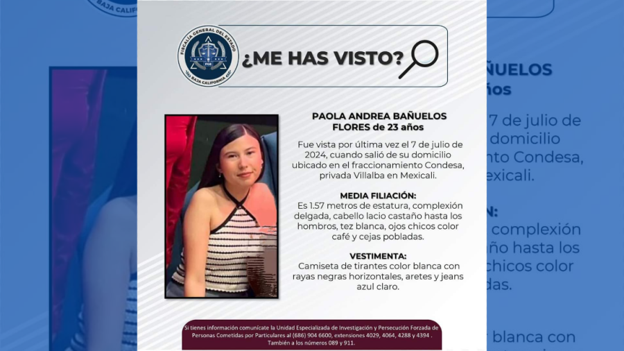 Encuentran cuerpo de Paola Bañuelos, joven desaparecida tras abordar un didi