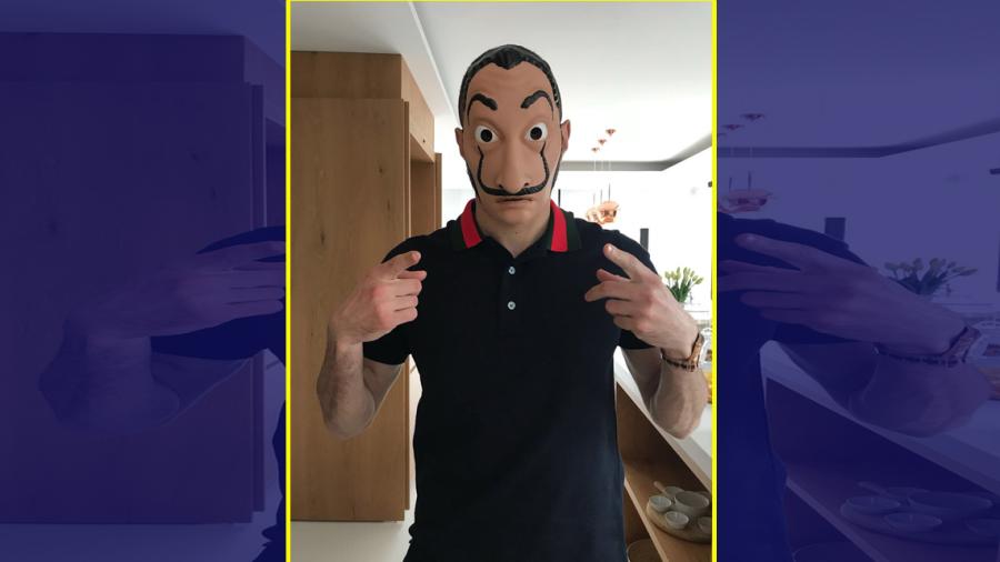 Benzema también es fan de La Casa de Papel