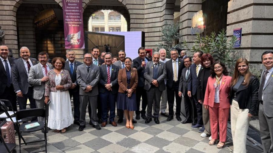 Rector de la UAT asiste a reunión de universidades con Claudia Sheinbaum