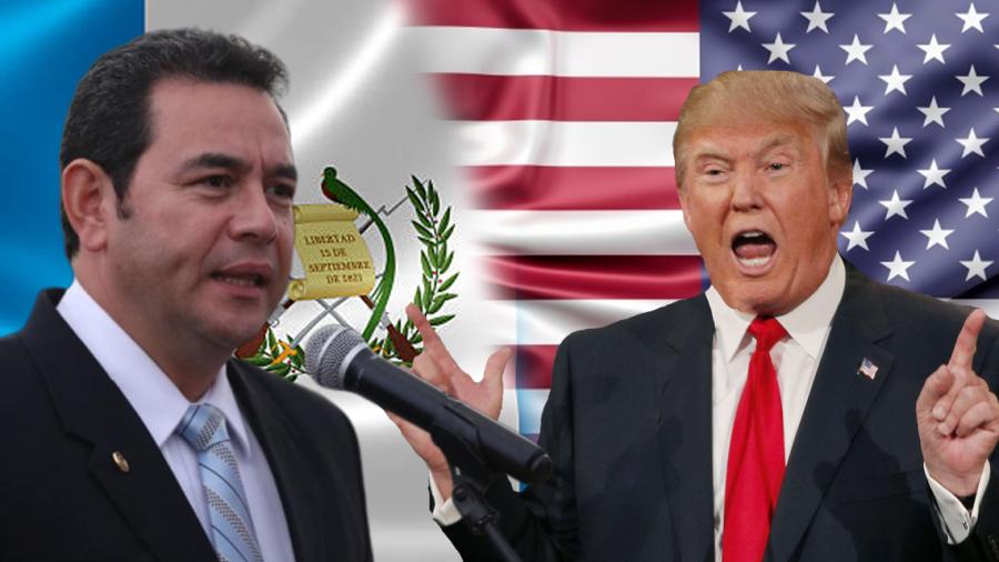 Jimmy Morales responde por amenaza de Trump 