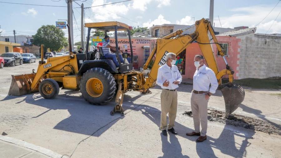Madero avanza en obras de infraestructura vial
