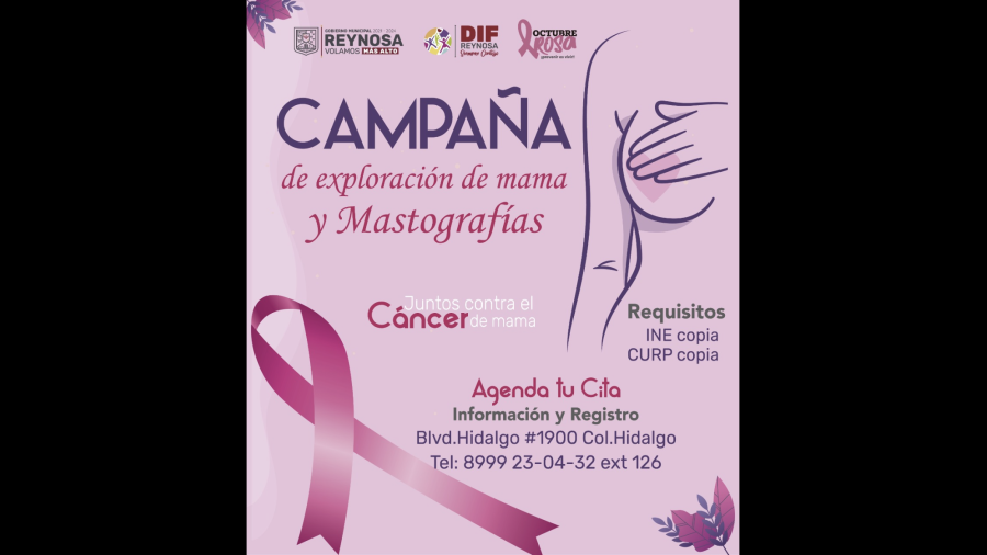 En Octubre Campaña de Exploración y Mastografías 