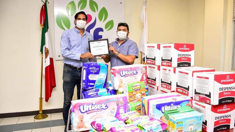 Voluntariado DIF continúa con la entrega de productos alimenticios