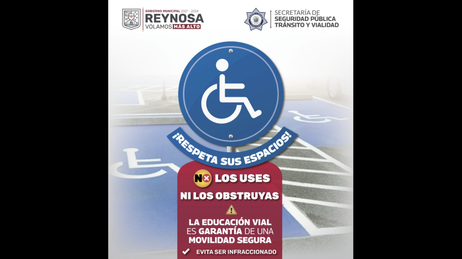 Previene Tránsito infracciones por abuso de espacios para discapacitados