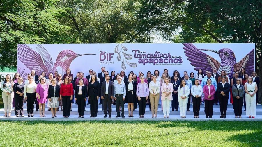 Se reúne María de Villarreal con presidentas y presidentes entrantes de DIF municipales