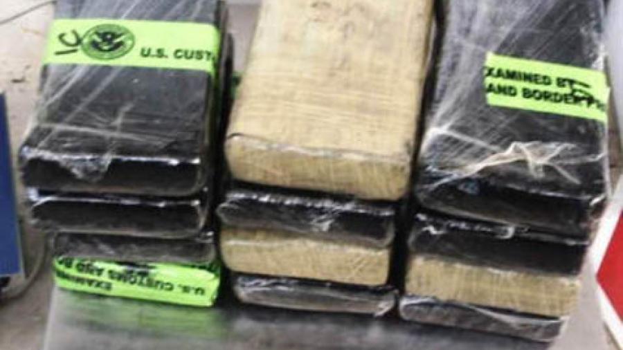 Confiscan 15 kilos de cocaína en puente Juárez Lincoln