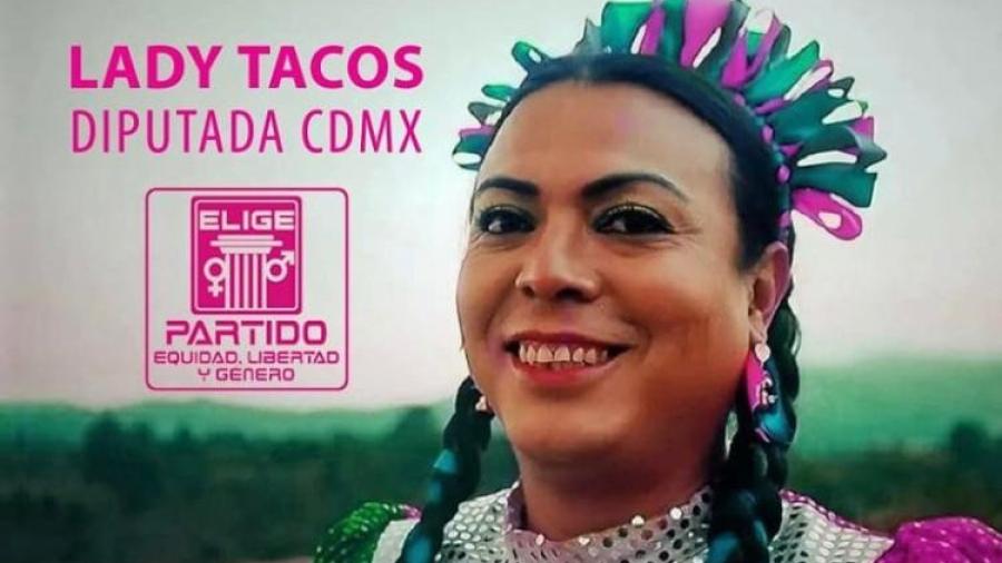 Juan Francisco Martínez “Lady Tacos de Canasta”, se postula como diputada local en CDMX
