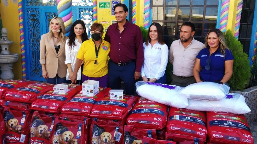 Dona Ayuntamiento de Reynosa mil 125 kilos de croquetas a Fryam