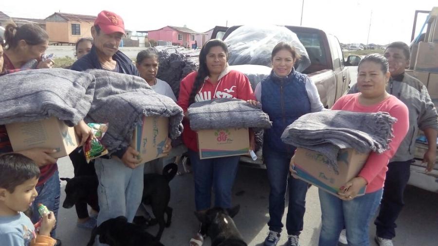 Refuerza Gobierno de Tamaulipas entrega de cobertores