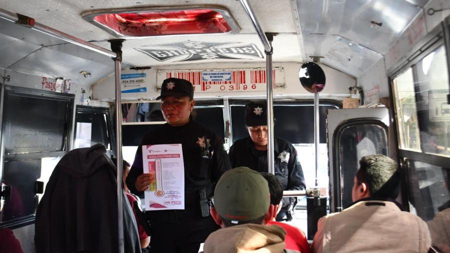Impulsa Guardia Estatal 'Ruta Segura' en transporte público de Tamaulipas