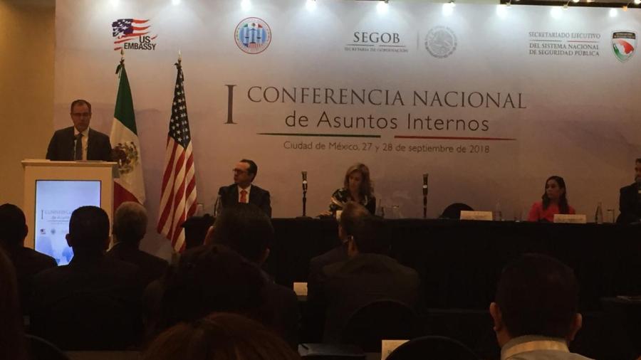 Funcionarios de PGJ Tamailipas asisten a la “Primera Conferencia Nacional de Asuntos Internos”