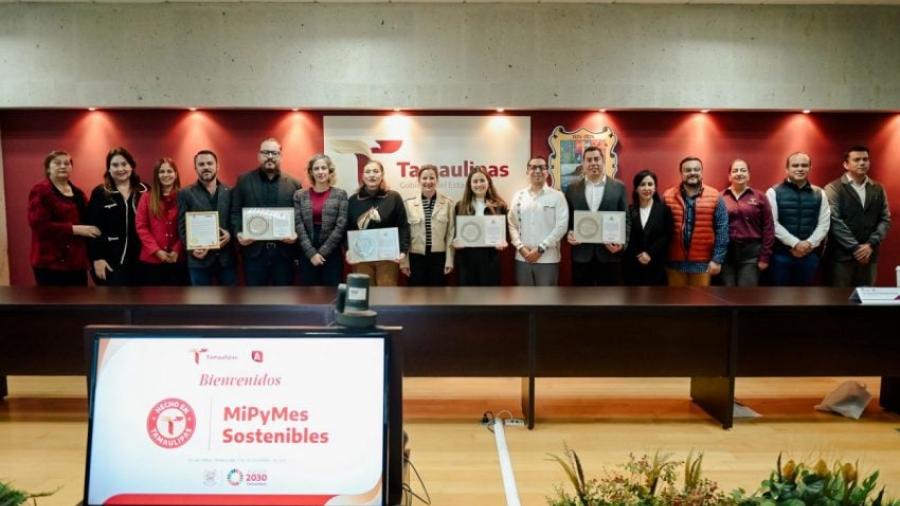 Reconocen a empresas tamaulipecas galardonadas con distintivo ‘México Muy Mexicano’