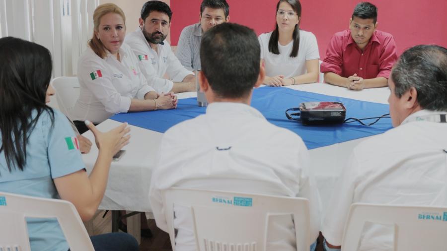 Supervisan avance de construcción de Playa Incluyente Miramar