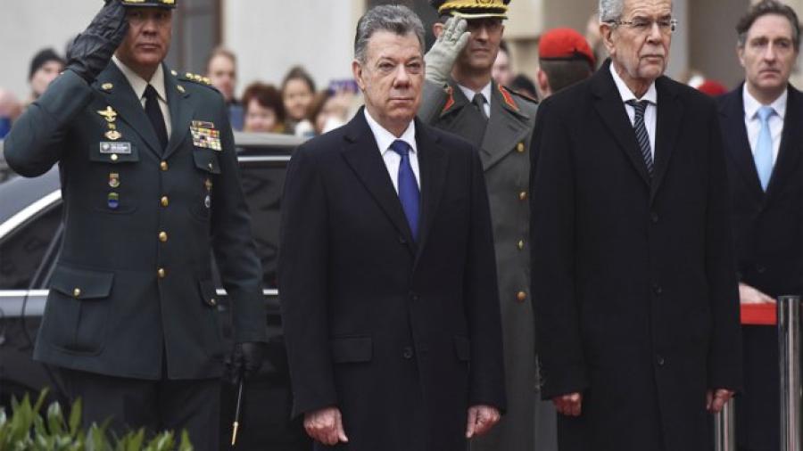 Inicia Presidente de Colombia visita oficial a Austria